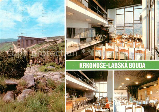 73837400 Riesengebirge Krkonose Karkonosze Labska Bouda moderni horsky hotel Gas