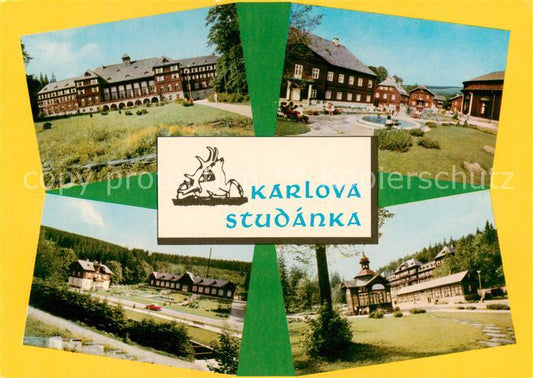 73837576 Karlova Studanka Karlsbrunn Schlesien CZ Teilansichten