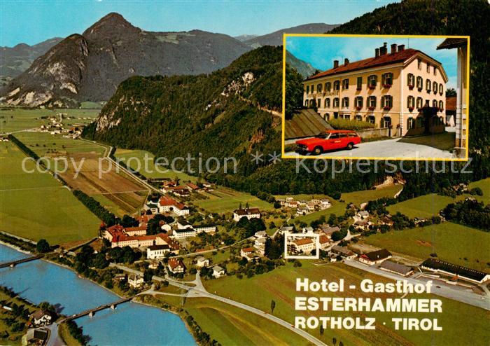 73838104 Rotholz Tirol Hotel Gasthof Esterhammer Fliegeraufnahme