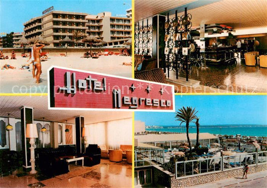 73838182 Playa de Palma Mallorca Hotel Negresco Foyer Halle Strand Terrasse