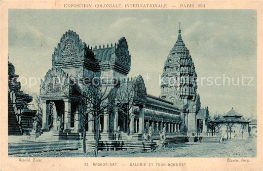 73889794 Exposition Coloniale Internationale Paris 1931 Angkor-Vat Galerie et to