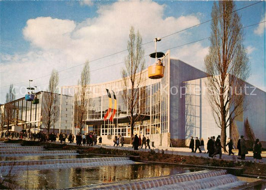 73891204 Exposition Universelle Bruxelles 1958 Belgien Allee