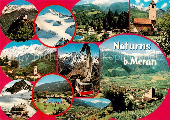 73839993 Naturns Naturno Suedtirol IT Teilansichten Fliegeraufnahmen Kirche Frei