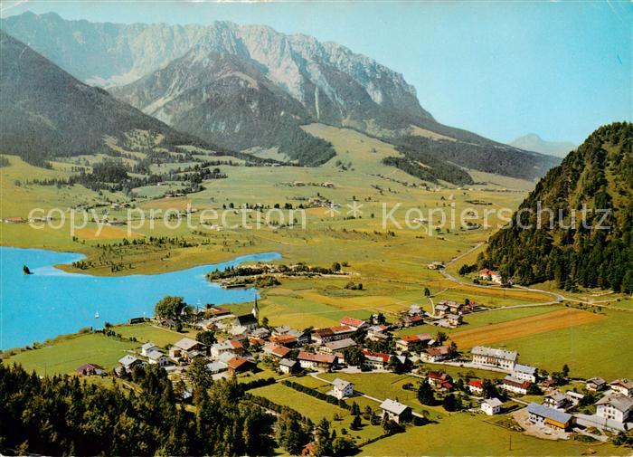 73841173 Walchsee Tirol AT Alpenbad Walchsee Fliegeraufnahme