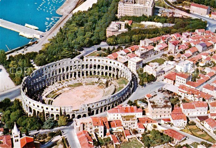 73841229 Pula Pola Croatia Fliegeraufnahme