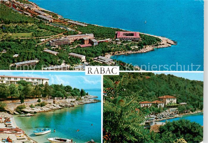 73843234 Rabac Croatia Fliegeraufnahme