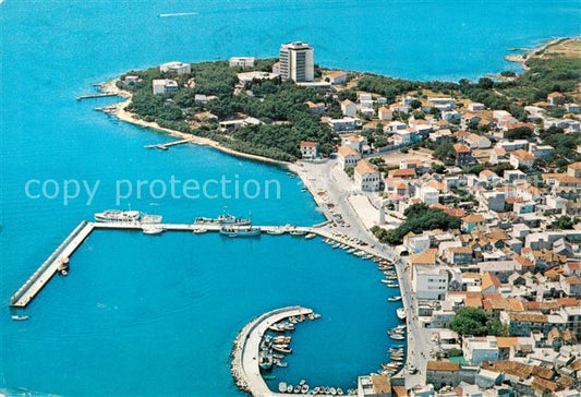 73843352 Vodice Croatia Panorama Kuestenort Hafen