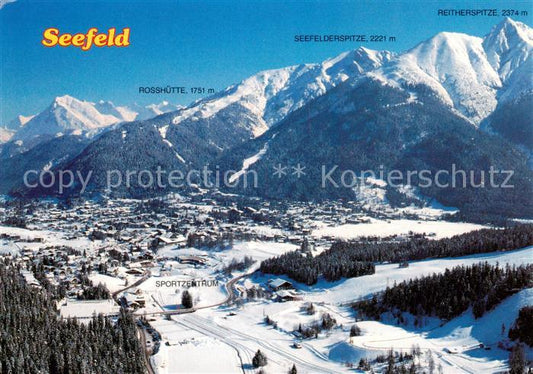 73843424 Seefeld Tirol Fliegeraufnahme mit Rosshuette Seefelderspitze Reitherspi