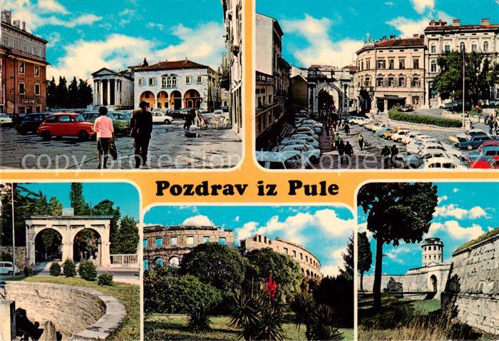 73847597 Pula Pola Croatia Ortsansichten Schloss Arena Ruine