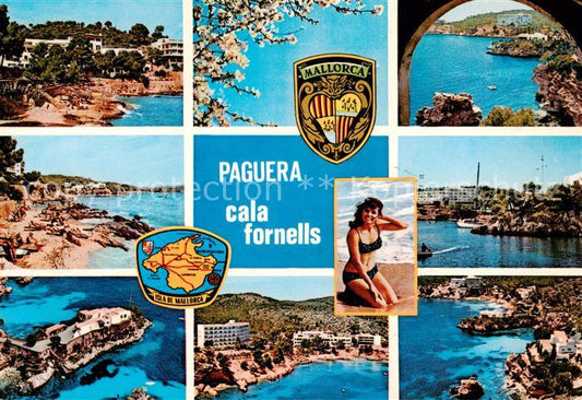 73848964 Paguera Mallorca Islas Baleares ES Cala fornells Teilansichten Strandpa