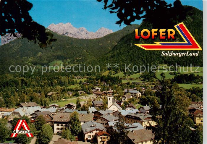 73848985 Lofer AT Fliegeraufnahme mit Reiteralp Gebirge