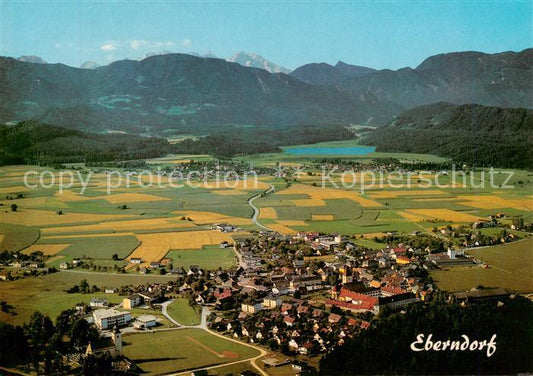 73854920 Eberndorf Kaernten AT Fliegeraufnahme mit Goesselsdorfer See und Steine