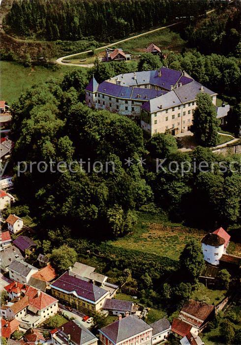 73854983 Bleiburg Kaernten AT Schloss Bleiburg Fliegeraufnahme