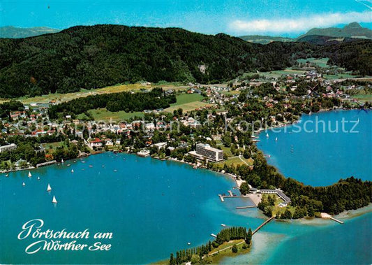 73855000 Poertschach Woerthersee Fliegeraufnahme