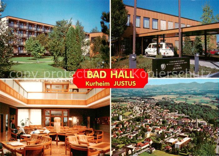 73856478 Bad Hall Solbad Hall AT Kurheim Justus Gastraum Eingang Fliegeraufnahme