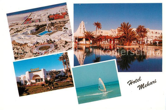 73856576 Djerba Jerba Tunesie Fliegeraufnahme Hotel Mehari Segelpartie