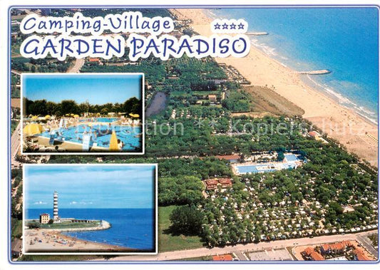 73856623 Lido di Cavallino Camping Village Garden Paradiso Fliegeraufnahme -Frei