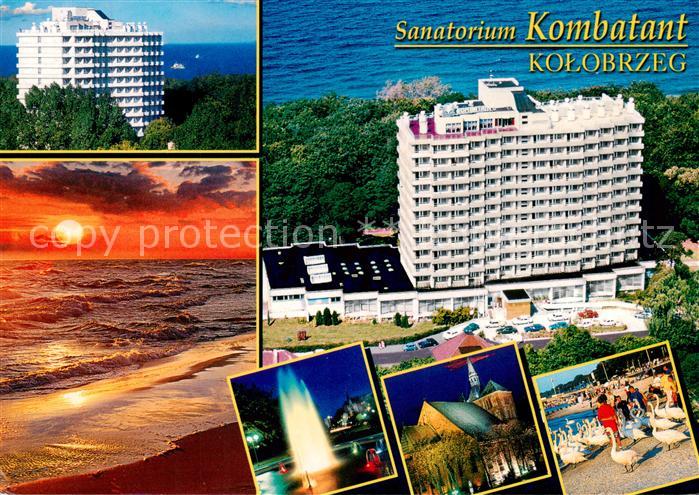 73856716 Kolobrzeg Kolberg Ostseebad PL Sanatorium Kombatant Teilansichten Stran