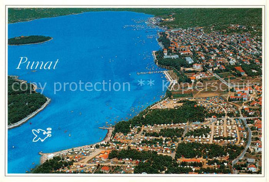 73857160 Punat Otok Kosljun Croatia Panorama Kuestenort