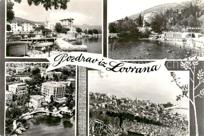 73857496 Lovrana Lovran Croatia Teilansichten Panorama