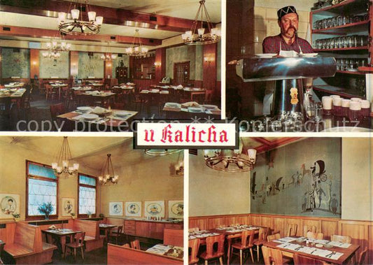 73857510 Praha Prahy Prague Restaurace U Kalicha Gastraeume Theke