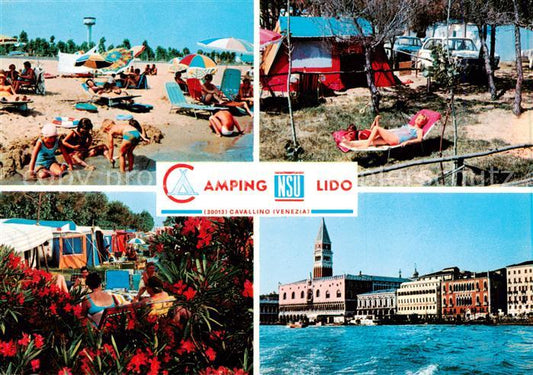 73858478 Cavallino Lido Venezia IT Camping NSU Lido Strand Panorama