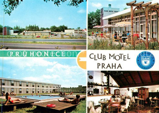 73858662 Praha Prahy Prague Club Motel Praha Pruhonice Pool Gastraum Terrasse