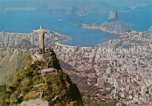 73860132 Rio de Janeiro Cristo Redentor Fliegeraufnahme