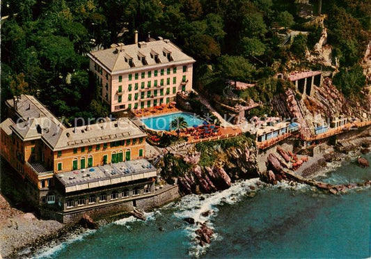 73860136 Camogli Liguria IT Golfo Paradiso Fliegeraufnahme