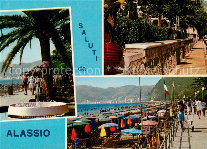 73860141 Alassio Liguria IT Promenade Strand