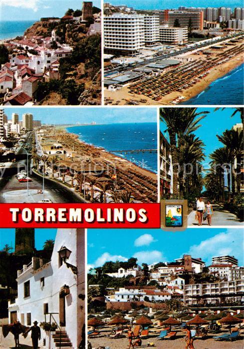 73860144 Torremolinos ES Fliegeraufnahmen Strandpartien Palmenallee Ortsansicht