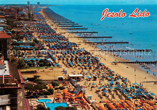 73860841 Jesolo Lido IT Strand Fliegeraufnahme