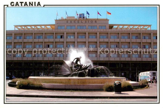 73862434 Catania Sicilia IT Piazza G Verga con la fontana dei Malavoglia