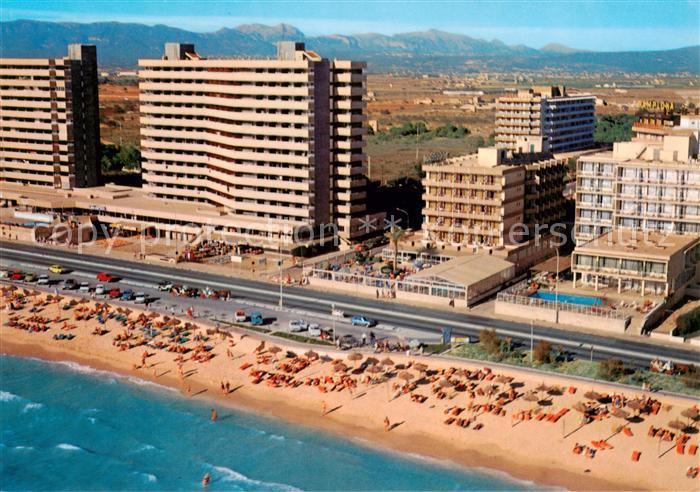 73861697 Playa de Palma Mallorca Hotel Negresco Playa vista aérea