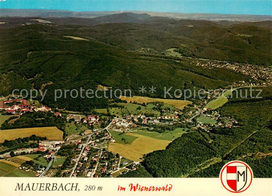 73861900 Mauerbach im Wienerwald mit Kartaeuserkloster Fliegeraufnahme