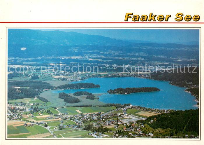 73862034 Faak am See Finkenstein Fliegeraufnahme