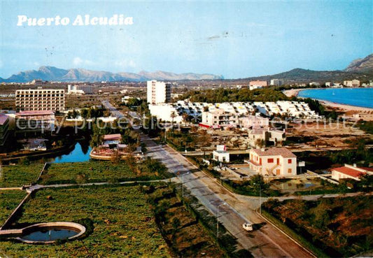 73862219 Puerto Alcudia Mallorca ES Panorama Zona de los lagos vista aérea