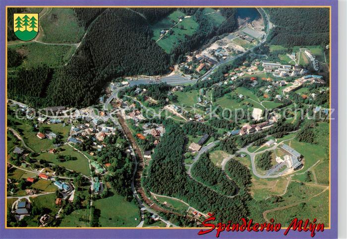 73862243 Spindleruv Mlyn Spindelmuehle Riesengebirge CZ Fliegeraufnahme