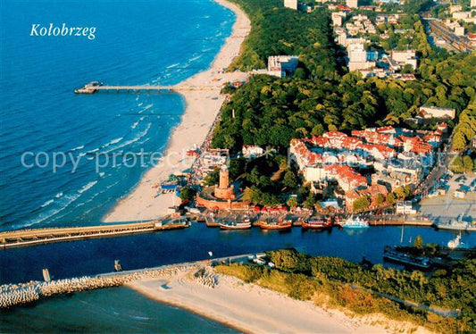 73862248 Kolobrzeg Kolberg Ostseebad PL Ansicht mit Hafen