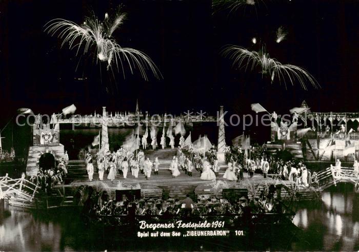 73862454 Bregenz Vorarlberg Bodensee Bregenzer Festpiele 1961 Spiel auf dem See