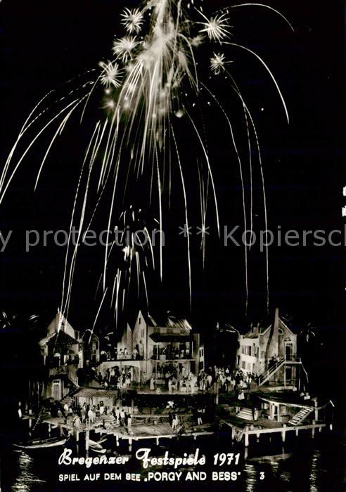 73862459 Bregenz Vorarlberg Bodensee Bregenzer Festspiele 1971 Spiel auf dem See