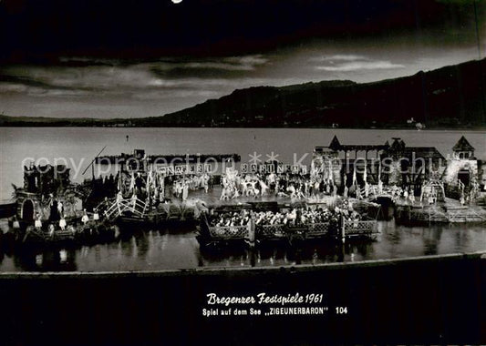 73862462 Bregenz Vorarlberg Bodensee Bregenzer Festspiele 1961 Spiel auf dem See