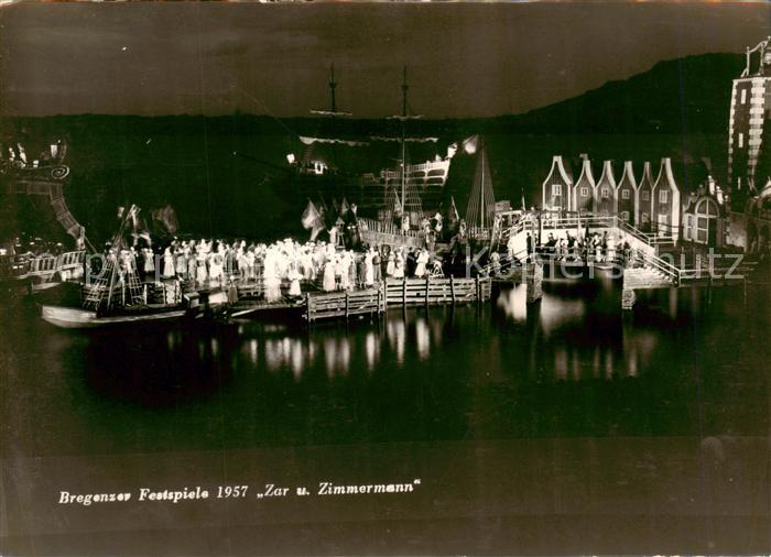 73862465 Bregenz Vorarlberg Bodensee Bregenzer Festspiele 1957 Spiel auf dem See