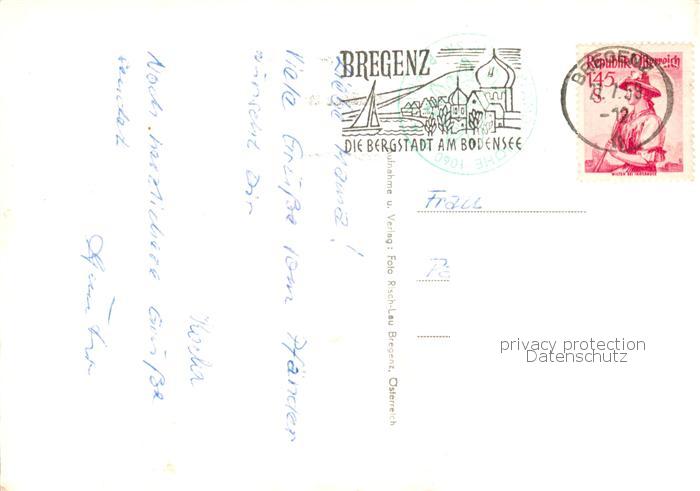 73862471 Bregenz Vorarlberg Bodensee Bregenzer Festspiele 1959 Spiel auf dem See