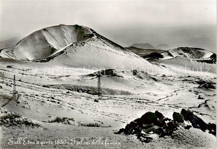 73863540 Etna  Catania Sicilia Vulcano IT Sull’Etna a quota 1850 I piloni della