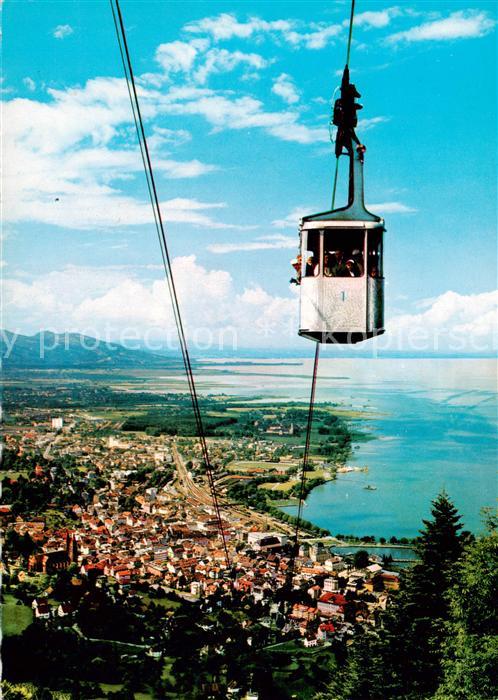 73902246 Seilbahn Cable-Car Telepherique Bregenz am Bodensee Pfaenderbahn