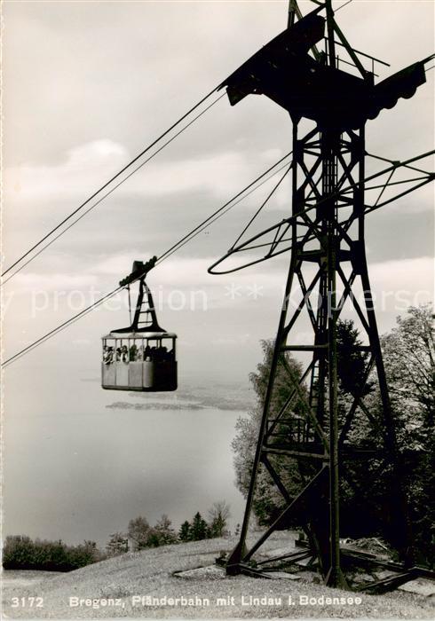 73902259 Seilbahn Cable-Car Telepherique Bregenz Pfaenderbahn Lindau Bodensee