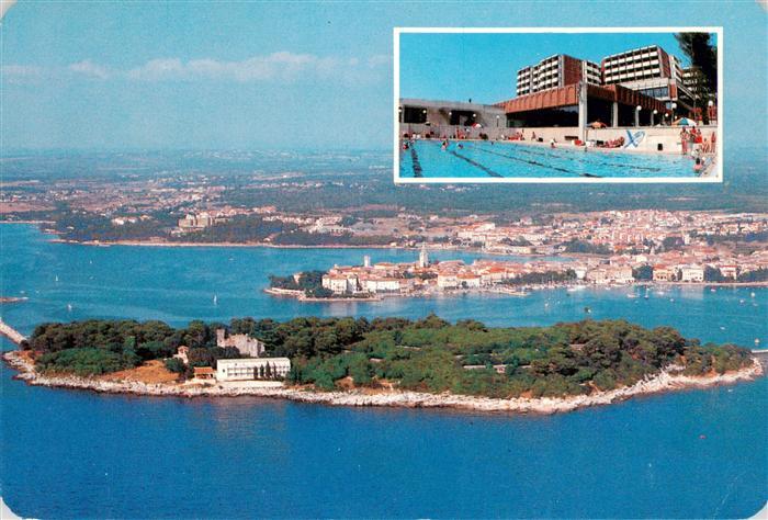 73876005 Porec Croatia Hotel Pical Schwimmbad Fliegeraufnahme