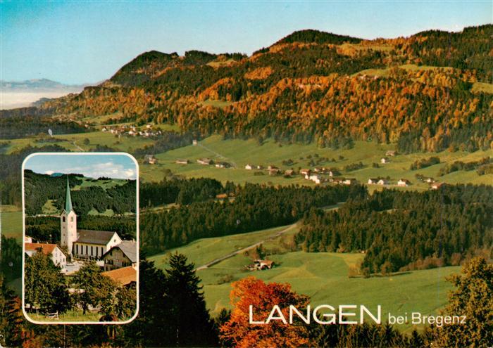 73876277 Langen Bregenz Panorama Kirche