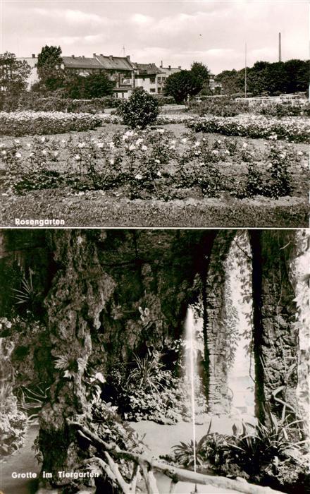 73877319 Bunzlau Niederschlesien Boleslawiec Rosengarten Grotte im Tiergarten